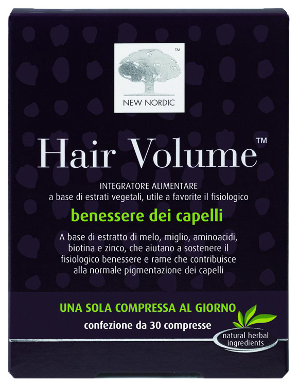 HAIR VOLUME INTEGRATORE ALIMENTARE BLISTER 30 COMPRESSE - Farmacia Puddu Baire S.r.l.