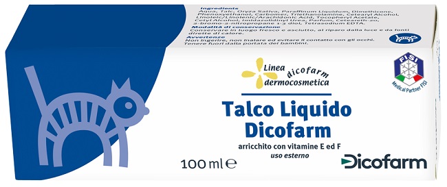 DICOFARM TALCO LIQUIDO 100 ML - Farmacia Puddu Baire S.r.l.
