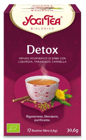 YOGI TEA DETOX BIO 30,6 G - Farmacia Puddu Baire S.r.l.