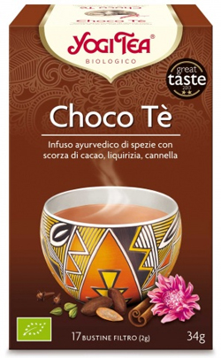 YOGI TEA CHOCO TE' BIOLOGICO 34 G - Farmacia Puddu Baire S.r.l.