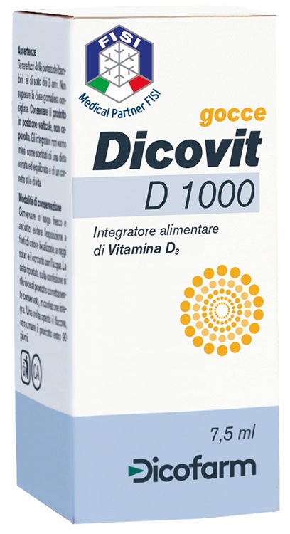 DICOVIT D 1000 7,5 ML - Farmacia Puddu Baire S.r.l.