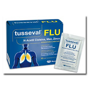 TUSSEVAL FLU 12 BUSTINE SOLUBILI 60 G - Farmacia Puddu Baire S.r.l.