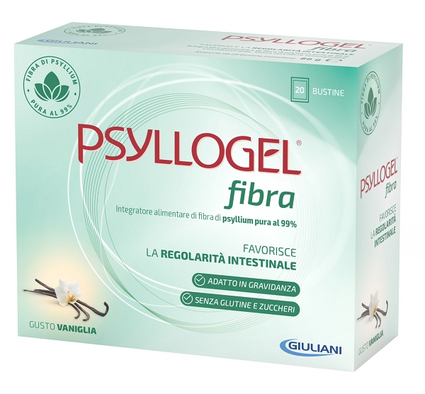 PSYLLOGEL FIBRA VANIGLIA 20 BUSTINE - Farmacia Puddu Baire S.r.l.