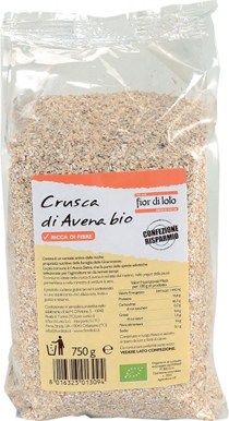 CRUSCA DI AVENA BIO 750 G - Farmacia Puddu Baire S.r.l.