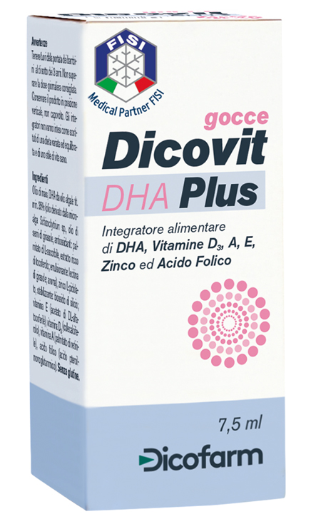 DICOVIT DHA PLUS 7,5 ML - Farmacia Puddu Baire S.r.l.