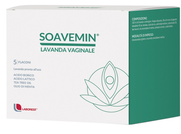 SOAVEMIN LAVANDA VAGINALE 5 FLACONI 100 ML - Farmacia Puddu Baire S.r.l.