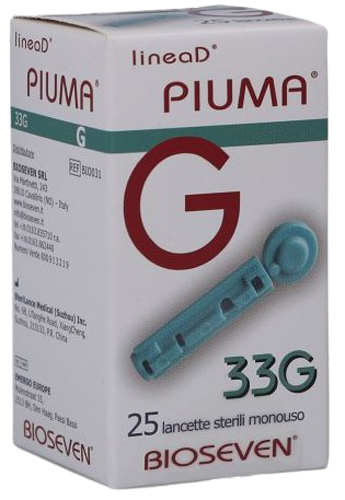 LANCETTE PUNGIDITO LINEA D PIUMA GAUGE 33 25 PEZZI - Farmacia Puddu Baire S.r.l.