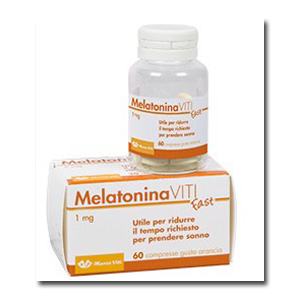 MELATONINA VITI FAST 1MG 60 COMPRESSE GUSTO ARANCIA - Farmacia Puddu Baire S.r.l.