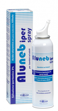 ALUNEB SOLUZIONE IPERTONICA 3% SPRAY NASALE 125 ML - Farmacia Puddu Baire S.r.l.