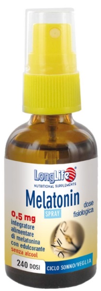 LONGLIFE MELATONIN SPRAY 0,5MG 30 ML - Farmacia Puddu Baire S.r.l.