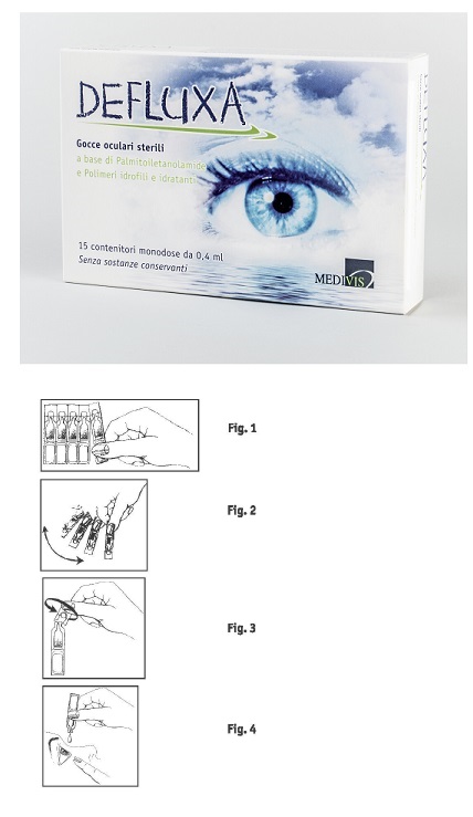 DEFLUXA GOCCE OCULARI 15 CONTENITORI MONODOSE DA 0,4 ML - Farmacia Puddu Baire S.r.l.