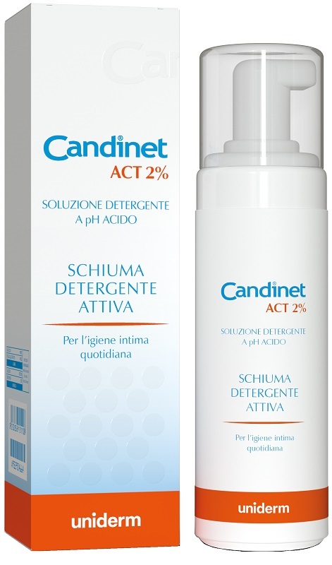CANDINET ACT 2% SCHIUMA DETERGENTE ATTIVA 150 ML - Farmacia Puddu Baire S.r.l.