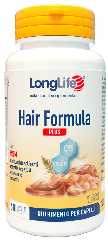 LONGLIFE HAIR FORMULA PLUS 60 TAVOLETTE - Farmacia Puddu Baire S.r.l.