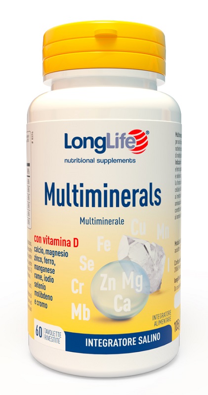 LONGLIFE MULTIMINERALS 60 TAVOLETTE - Farmacia Puddu Baire S.r.l.