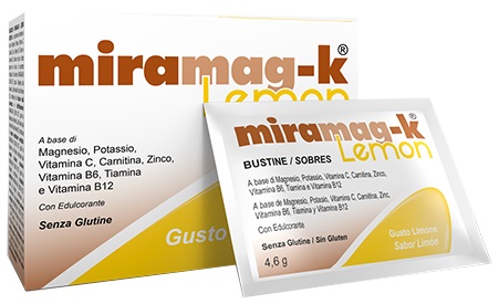 MIRAMAG-K LEMON 20 BUSTINE IN ASTUCCIO 92 G - Farmacia Puddu Baire S.r.l.