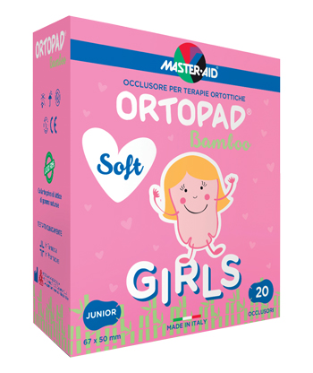 CEROTTO OCULARE PER ORTOTTICA ORTOPAD SOFT GIRLS JUNIOR 20 PEZZI - Farmacia Puddu Baire S.r.l.