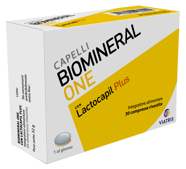 BIOMINERAL ONE LACTOCAPIL PLUS 30 COMPRESSE - Farmacia Puddu Baire S.r.l.