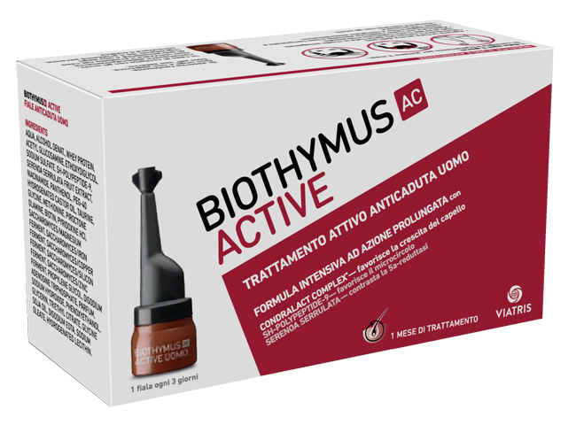 BIOTHYMUS AC ACTIVE TRATTAMENTO ATTIVO ANTICADUTA UOMO 10 FIALE 3,5 ML - Farmacia Puddu Baire S.r.l.
