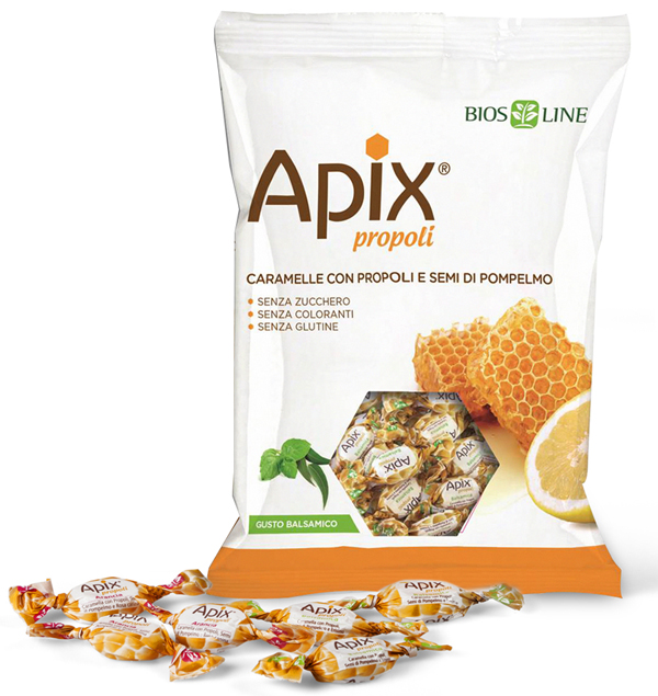 APIX PROPOLI CARAMELLA BALSAMICA 50 G BIOSLINE - Farmacia Puddu Baire S.r.l.