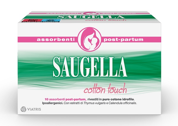 SAUGELLA COTTON TOUCH ASSORBENTI POSTPARTUM - Farmacia Puddu Baire S.r.l.