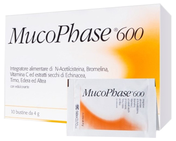 MUCOPHASE 600 10 BUSTINE 40 G - Farmacia Puddu Baire S.r.l.