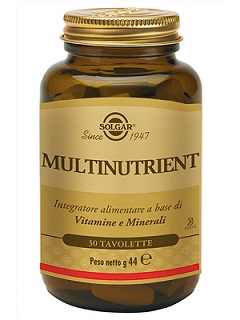 MULTINUTRIENT SOLGAR 30 TAVOLETTE - Farmacia Puddu Baire S.r.l.