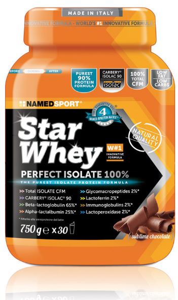 STAR WHEY SUBLIME CHOCOLATE 750 G - Farmacia Puddu Baire S.r.l.