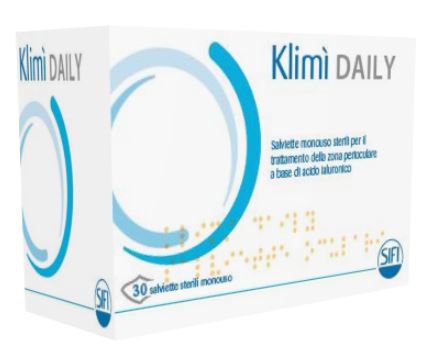 KLIMI' DAILY 30 SALVIETTINE DETERGENTI MONOUSO STERILI PER L'IGIENE OCULARE - Farmacia Puddu Baire S.r.l.