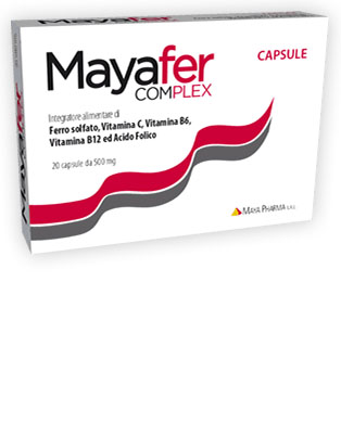 MAYAFER COMPLEX 20 CAPSULE BLISTER 10 G - Farmacia Puddu Baire S.r.l.