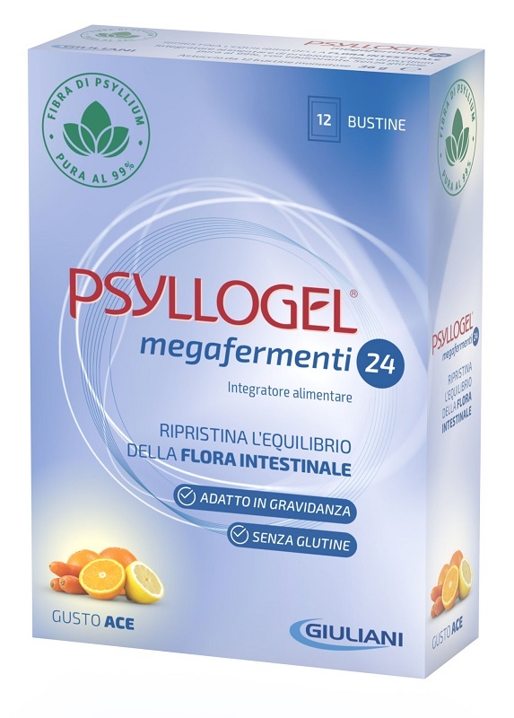 PSYLLOGEL MEGAFERMENTI 24 ACE 12 BUSTE 3 G - Farmacia Puddu Baire S.r.l.
