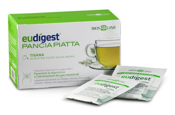 BIOSLINE EUDIGEST TISANA DOPOPASTO 20 BUSTE 40 G - Farmacia Puddu Baire S.r.l.