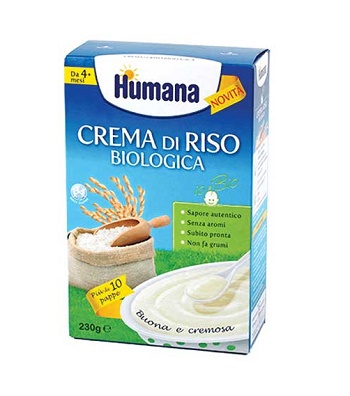 HUMANA CREMA DI RISO BIOLOGICO 230 G - Farmacia Puddu Baire S.r.l.