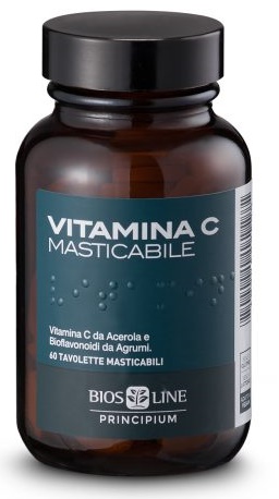 PRINCIPIUM VITAMINA C NATURALE 60 COMPRESSE MASTICABILI 72 G - Farmacia Puddu Baire S.r.l.