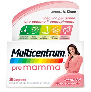 MULTICENTRUM PRE MAMMA 30 COMPRESSE - Farmacia Puddu Baire S.r.l.