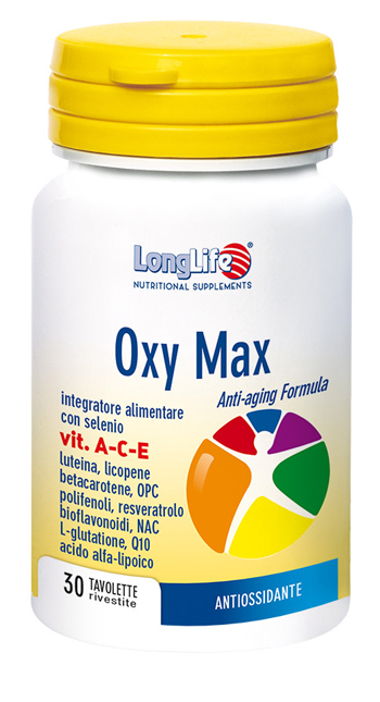 LONGLIFE OXY MAX 30 TAVOLETTE - Farmacia Puddu Baire S.r.l.
