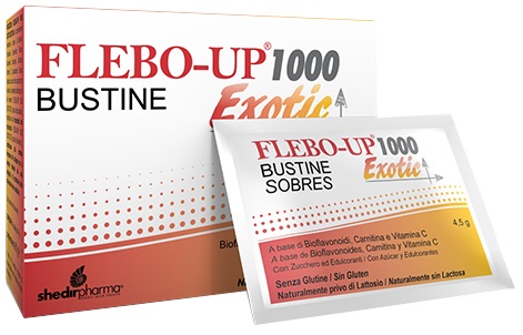 FLEBO-UP 1000 EXOTIC 18 BUSTINE - Farmacia Puddu Baire S.r.l.