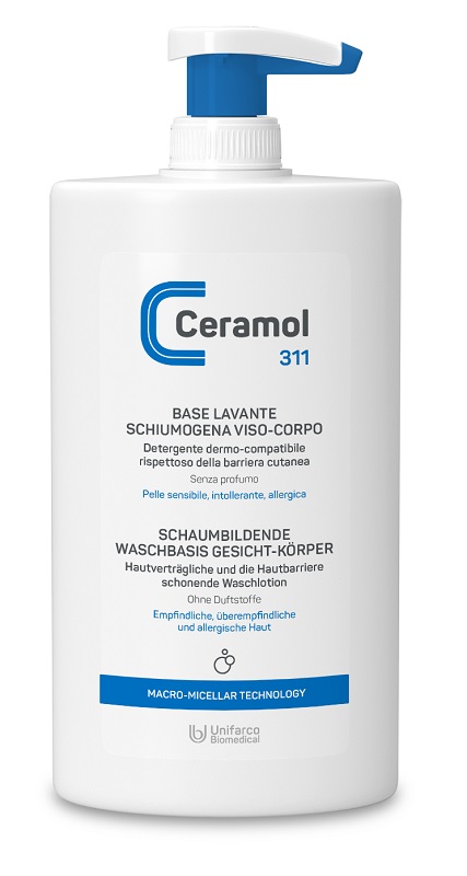 CERAMOL BASE LAVANTE SCHIUMOGENA 400 ML - Farmacia Puddu Baire S.r.l.