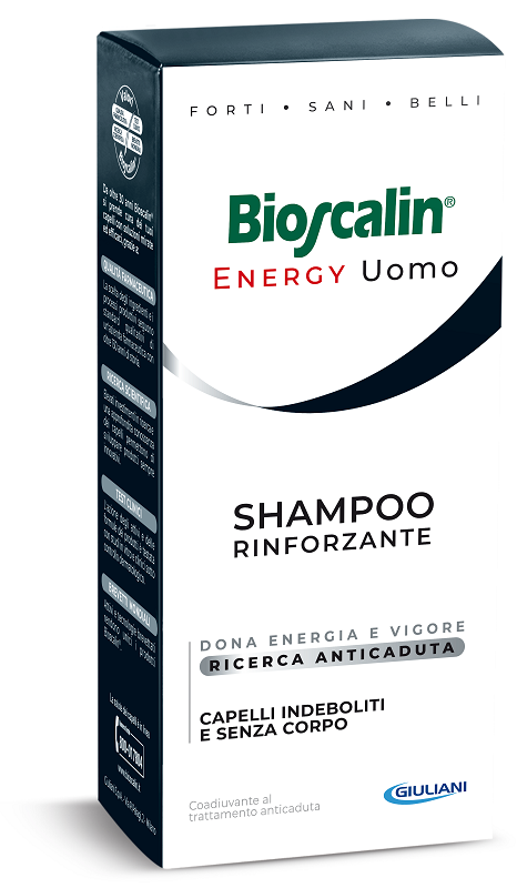 BIOSCALIN ENERGY SHAMPOO RINFORZANTE 200 ML - Farmacia Puddu Baire S.r.l.
