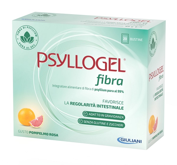 PSYLLOGEL FIBRA POMPELMO ROSA 20 BUSTINE - Farmacia Puddu Baire S.r.l.