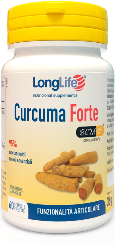 LONGLIFE CURCUMA FORTE 60 CAPSULE VEGETALI - Farmacia Puddu Baire S.r.l.