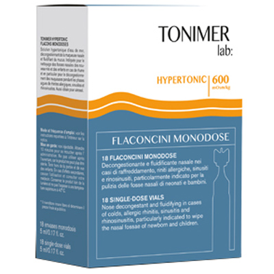 TONIMER LAB HYPERTONIC 18 FLACONCINI MONODOSE - Farmacia Puddu Baire S.r.l.