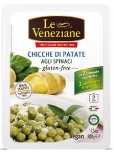 LE VENEZIANE CHICCHE DI PATATE AGLI SPINACI 500 G - Farmacia Puddu Baire S.r.l.