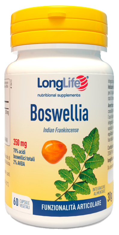 LONGLIFE BOSWELLIA 60 CAPSULE VEGETALI - Farmacia Puddu Baire S.r.l.