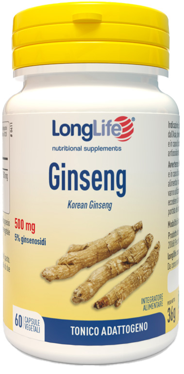 LONGLIFE GINSENG 5% 60 CAPSULE - Farmacia Puddu Baire S.r.l.