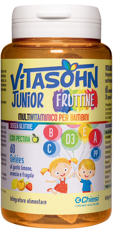 VITASOHN JUNIOR FRUTTINE 60 CARAMELLE - Farmacia Puddu Baire S.r.l.