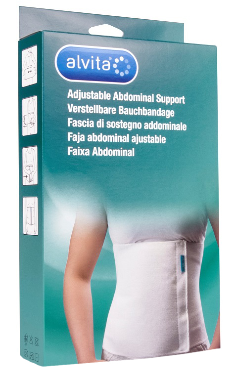ALVITA FASCIA ADDOMINALE MISURA 1 CIRCONFERENZA 75-95 CM - Farmacia Puddu Baire S.r.l.