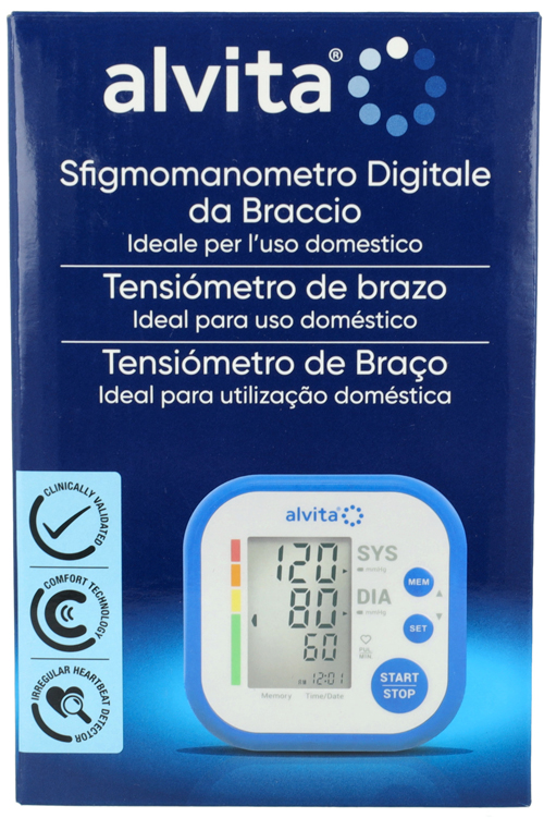 ALVITA SFIGMOMANOMETRO DA BRACCIO AUTOMATICO - Farmacia Puddu Baire S.r.l.