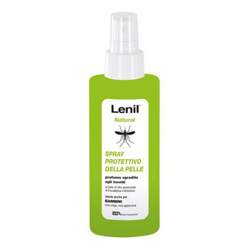 LENIL NATURAL SOLUZIONE ANTIZANZARA IN FLACONE + POMPA SPRAY 100 ML - Farmacia Puddu Baire S.r.l.