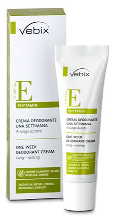 VEBIX PHYTAMIN CREMA DEODORANTE 1 SETTIMANA 25 ML - Farmacia Puddu Baire S.r.l.