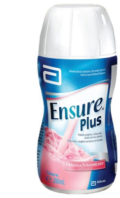 ENSURE PLUS FRAGOLA 4 BOTTIGLE DA 200 ML - Farmacia Puddu Baire S.r.l.